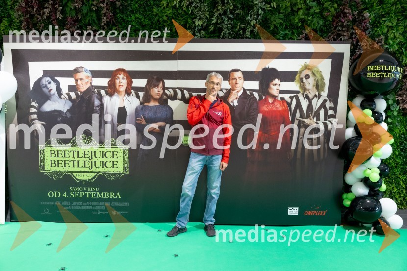  Jean Frbežar, radijski voditeljPremiera filma Beetlejuice, Beetlejuice v Cineplexx Ljubljana