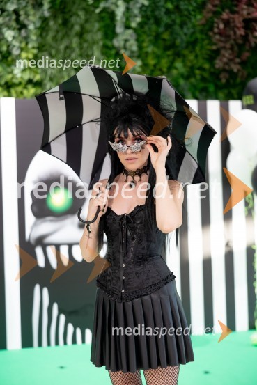  Kaja Kočevar- Kaya Solo, vlogerkaPremiera filma Beetlejuice, Beetlejuice v Cineplexx Ljubljana