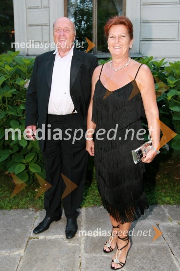 Dr. Peter Voj in soproga Tatjana VojKresna noč 2009, Lions klub Ljubljana Iliria