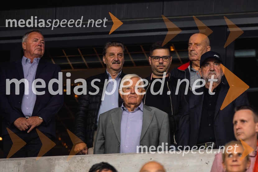  ... ;  ... ;  Milan Kučan, nekdanji predsednik Republike Slovenije;  ... ;  ... ;  ... Slovenija remizirala Avstrijo, liga narodov 2024