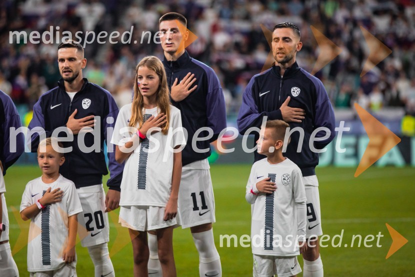  ... ;  Petar Stojanović, nogometaš;  ... ;  Benjamin Šeško, nogometaš;  ... ;  Andraž Šporar, nogometašSlovenija remizirala Avstrijo, liga narodov 2024