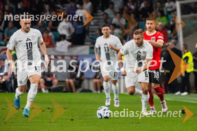  Erik Janža, nogometaš;  Timi Max Elšnik, nogometaš;  Sandi Lovrić, nogometaš;  Romano Schmid, nogometaš, AvstrijaSlovenija remizirala Avstrijo, liga narodov 2024