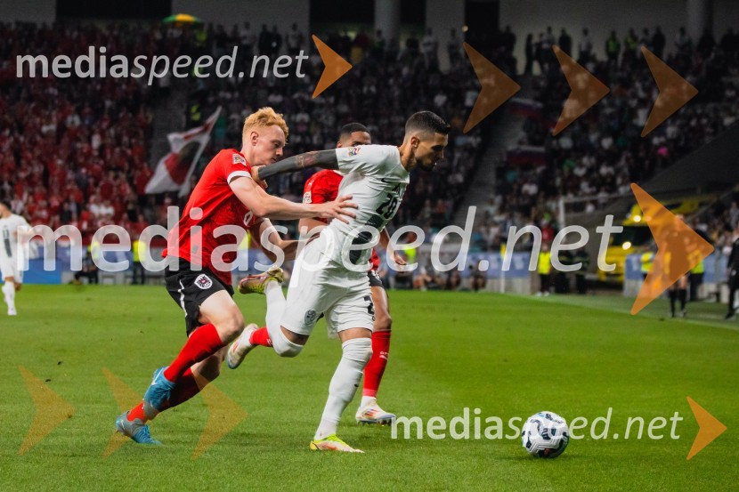  Nicolas Seiwald, nogometaš, Avstrija;  Petar Stojanović, nogometašSlovenija remizirala Avstrijo, liga narodov 2024