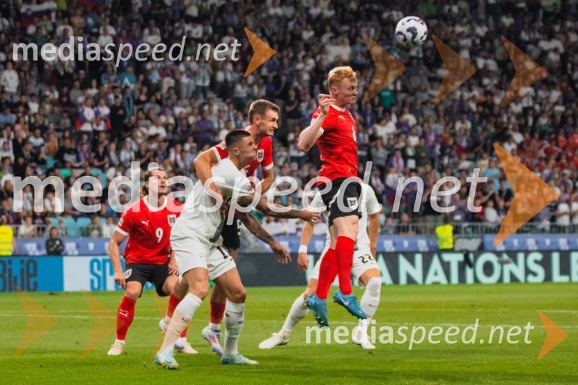  Benjamin Šeško, nogometaš;  ... ;  Nicolas Seiwald, nogometaš, AvstrijaSlovenija remizirala Avstrijo, liga narodov 2024