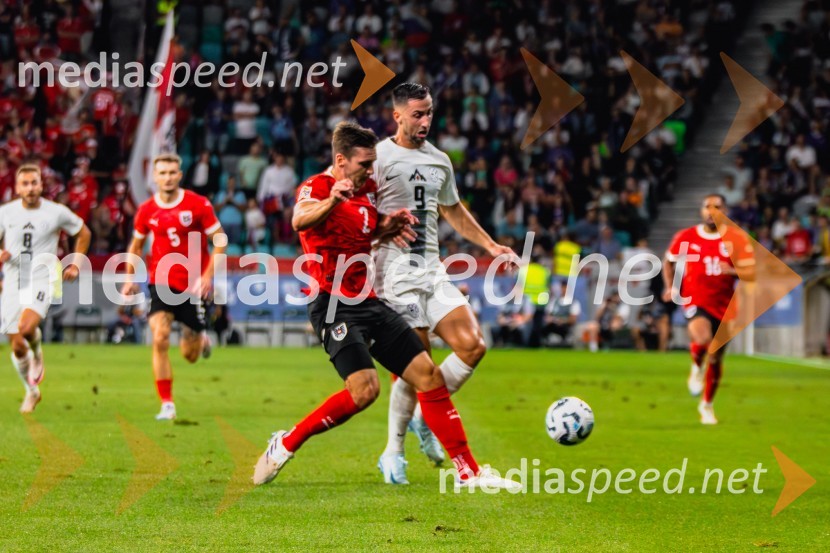  Maximilian Wober, nogometaš, Avstrija;  Andraž Šporar, nogometašSlovenija remizirala Avstrijo, liga narodov 2024