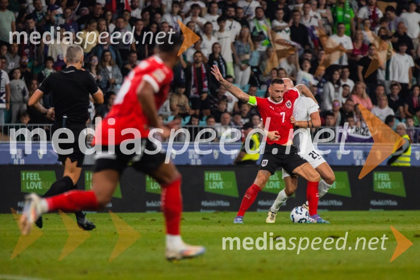  Marko Arnautović, nogometaš, West Ham United FCSlovenija remizirala Avstrijo, liga narodov 2024