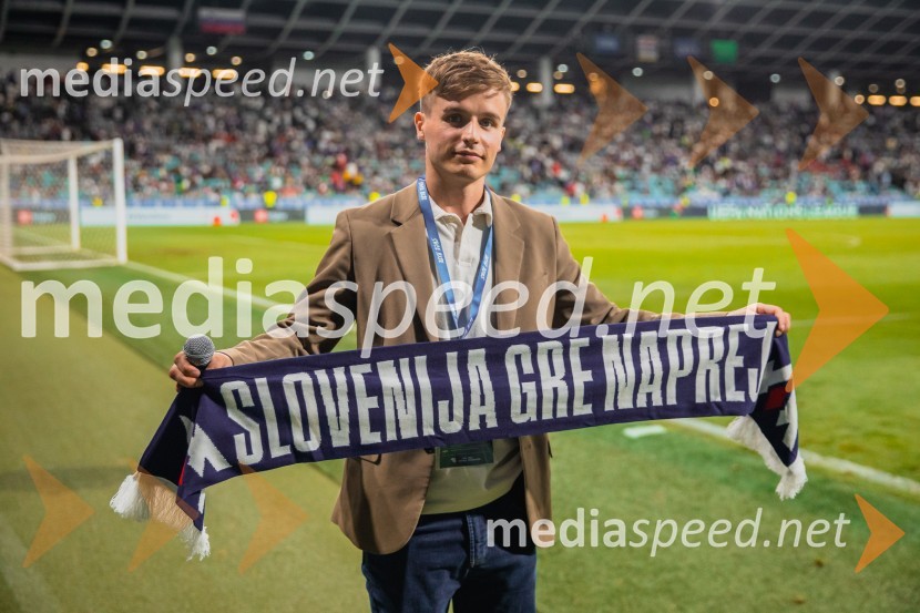  Klemen Kopina, speaker, MCSlovenija remizirala Avstrijo, liga narodov 2024