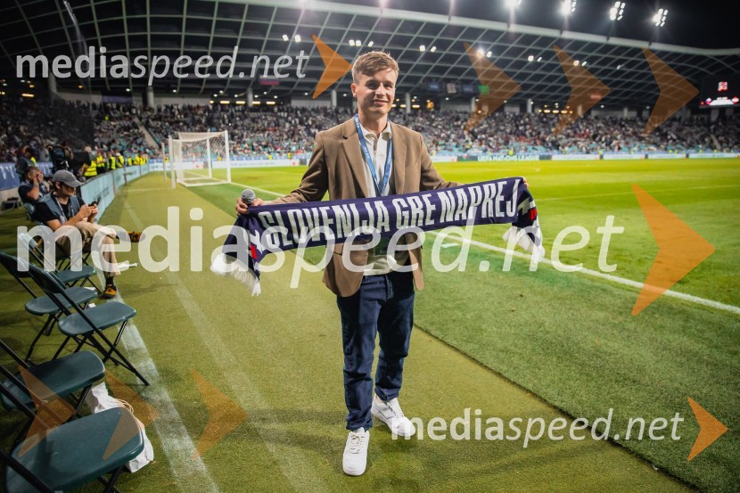  Klemen Kopina, speaker, MCSlovenija remizirala Avstrijo, liga narodov 2024