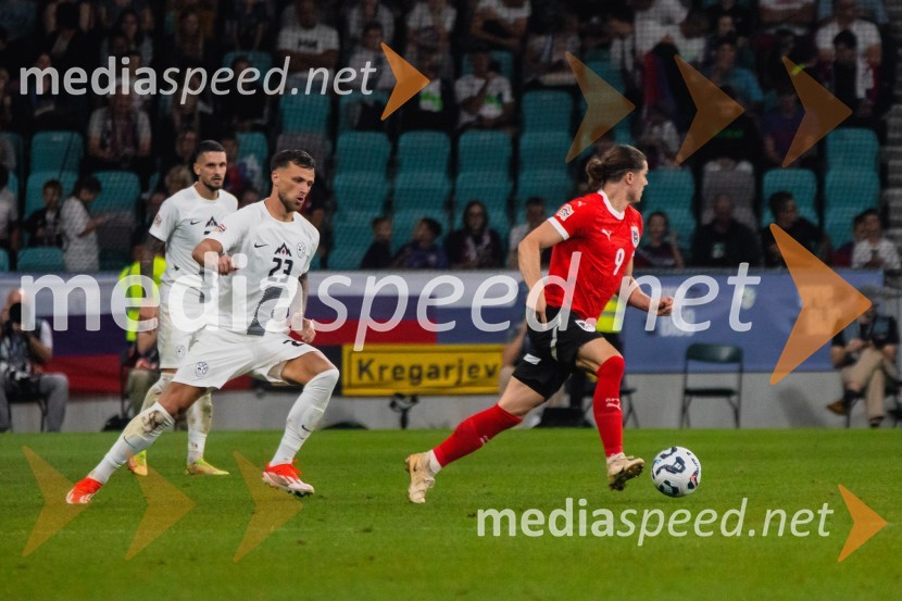  David Brekalo, nogometaš;  Marcel Sabitzer, nogometaš, AvstrijaSlovenija remizirala Avstrijo, liga narodov 2024