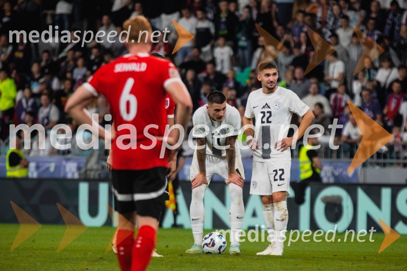  Benjamin Šeško, nogometaš;  Adam Gnezda Čerin, nogometašSlovenija remizirala Avstrijo, liga narodov 2024