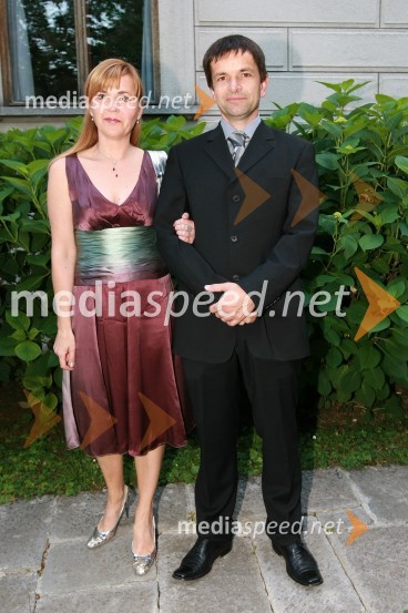 Medea Lončar, direktorica Siemens d.o.o s soprogomKresna noč 2009, Lions klub Ljubljana Iliria