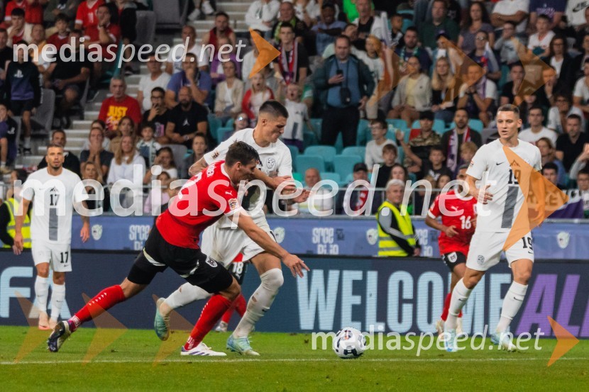  Maximilian Wober, nogometaš, Avstrija;  Benjamin Šeško, nogometašSlovenija remizirala Avstrijo, liga narodov 2024