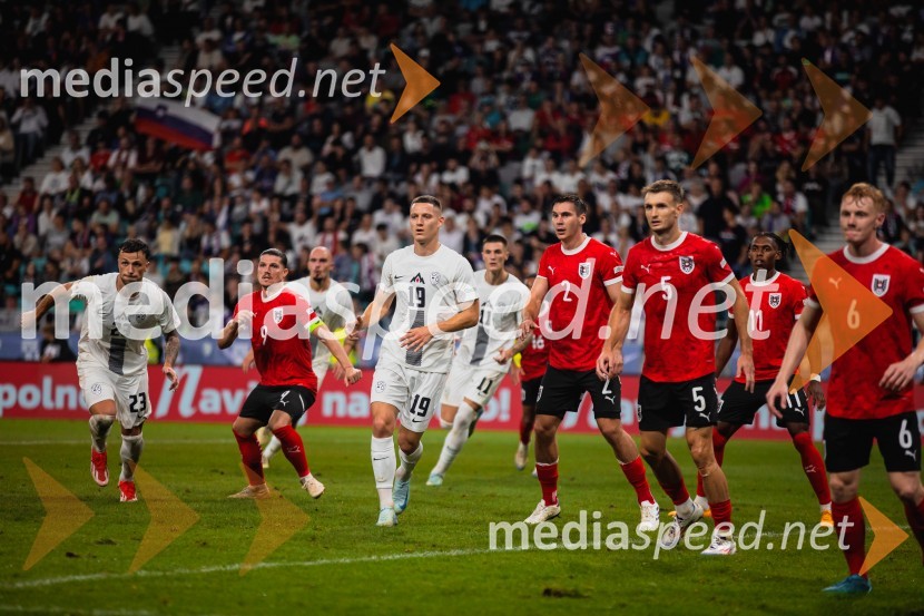  Žan Celar, nogometašSlovenija remizirala Avstrijo, liga narodov 2024