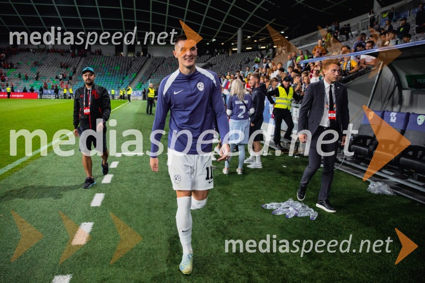  Benjamin Šeško, nogometašSlovenija remizirala Avstrijo, liga narodov 2024