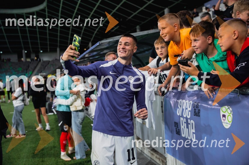  Benjamin Šeško, nogometašSlovenija remizirala Avstrijo, liga narodov 2024