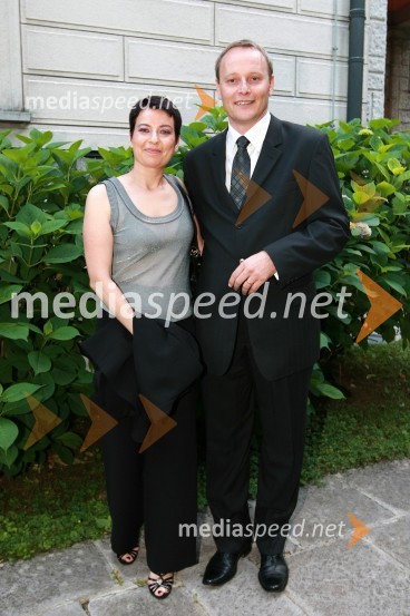 Tatjana Potokar s soprogomKresna noč 2009, Lions klub Ljubljana Iliria