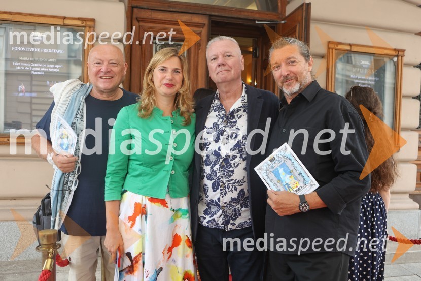  Nace Junkar, operni pevec;  Barbara Čepirlo Čičigoj, odnosi z javnostjo Opera in Balet Ljubljana;  Staš Ravter, direktor SNG Opera in balet Ljubljana;  Renato Zanella, baletni plesalec, koreograf in režiserMali princ v baletni različici, premiera SNG Opera in balet Ljubljana