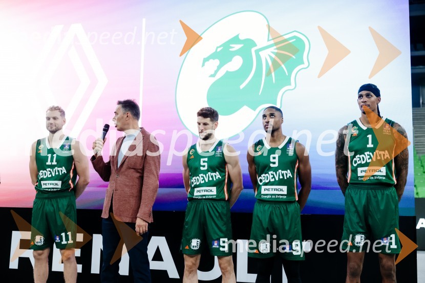  Jaka Blažič, košarkar;  Davor Užbinec, direktor, KK Cedevita Olimpija;  Aleksej  Nikolić, košarkar;  Brynton Lemar, košarkat;  Devin Robinson, košarkatPrenovljeni Renault Captur, predstavitev