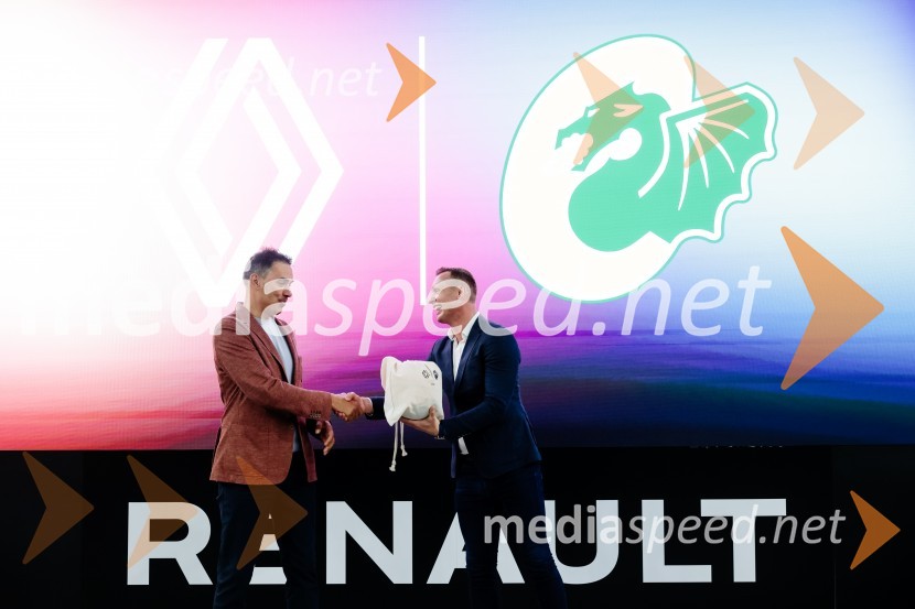  Davor Užbinec, direktor, KK Cedevita Olimpija;  Petar Nevistić, glavni direktor GA CroatiaPrenovljeni Renault Captur, predstavitev