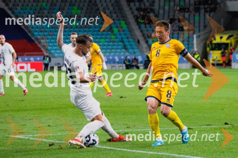  David Brekalo, nogometaš;  Askhat Tagybergen, nogometaš, KazahstanSlovenija prva na lestvici, premagala Kazahstan s 3:0