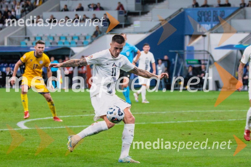  Benjamin Šeško, nogometašSlovenija prva na lestvici, premagala Kazahstan s 3:0