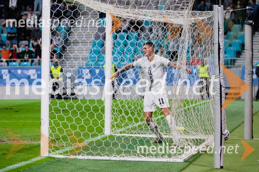  Benjamin Šeško, nogometašSlovenija prva na lestvici, premagala Kazahstan s 3:0