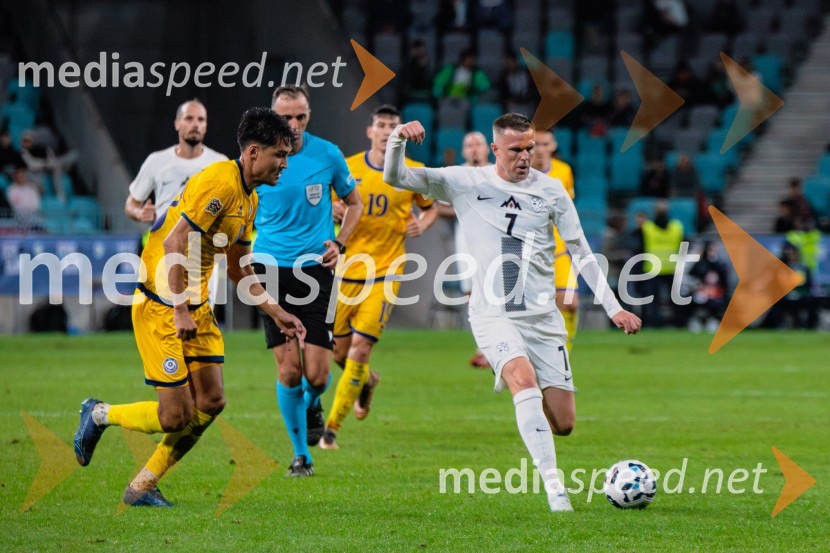  ... ;  Josip  Iličić, nogometašSlovenija prva na lestvici, premagala Kazahstan s 3:0
