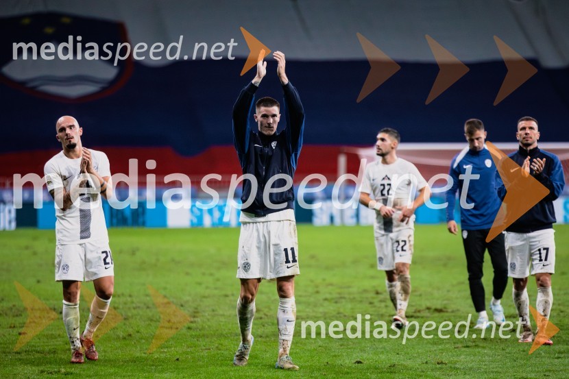  Vanja Drkušić, nogometaš;  Benjamin Šeško, nogometaš;  Adam Gnezda Čerin, nogometaš;  Andraž Šporar, nogometaš;  Jan Mlakar, nogometašSlovenija prva na lestvici, premagala Kazahstan s 3:0