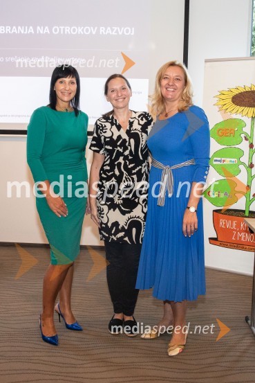  Karmen Pangos, poslovna direktorica, Perutnina Ptuj d.o.o.;  Maja Žugič, urednica revije Cicido, Mladinska knjiga; dr. Alenka Kepic Mohar, glavna urednica Mladinske knjige in direktorica Cankarjeve založbeStrokovno srečanje ravnateljic in ravnateljev vrtcev