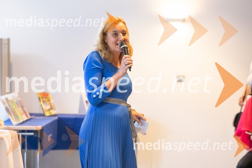 dr. Alenka Kepic Mohar, glavna urednica Mladinske knjige in direktorica Cankarjeve založbeStrokovno srečanje ravnateljic in ravnateljev vrtcev