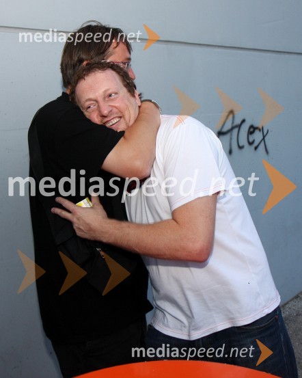 Smiljan Kreže, organizator in Drago Grubelnik, nekdanji alpski smučarPiše se leto 2009