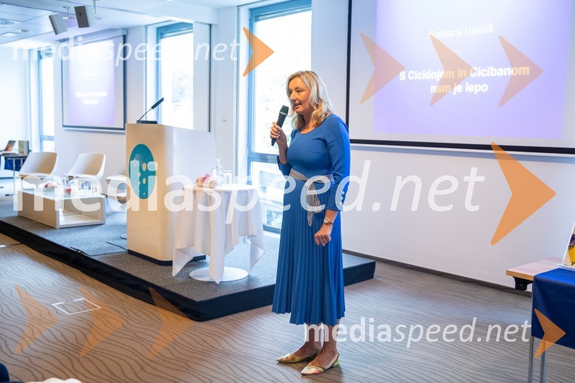 dr. Alenka Kepic Mohar, glavna urednica Mladinske knjige in direktorica Cankarjeve založbeStrokovno srečanje ravnateljic in ravnateljev vrtcev