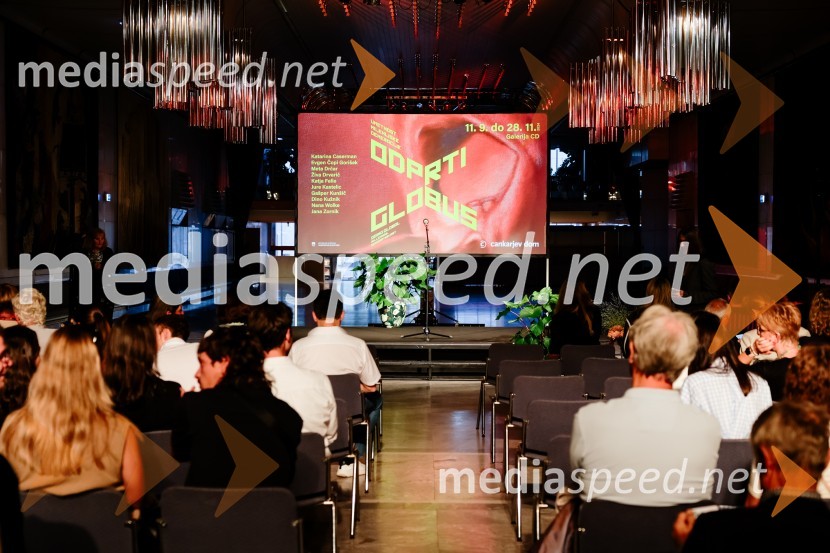 Odprtje razstave Odprti globus, Cankarjev dom