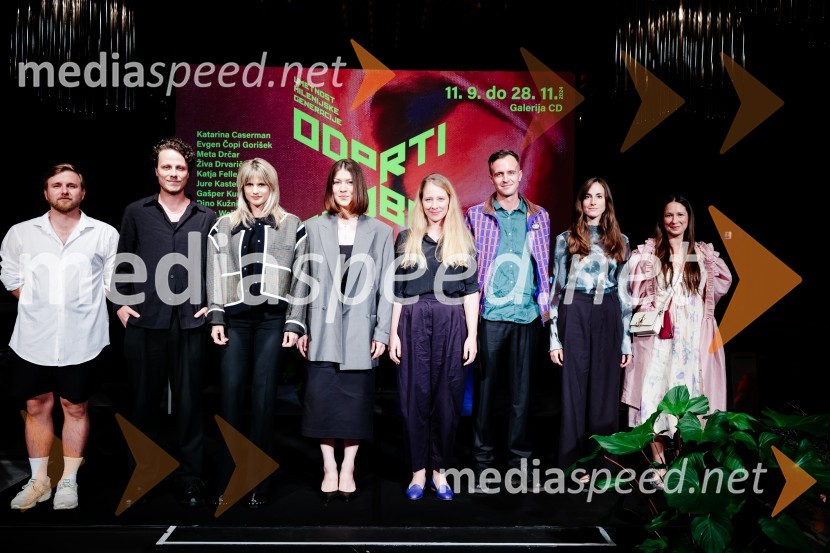  Gašper Kunšič, umetnik;  Dino Kužnik, umetnik;  Nana Wolke, umetnica;  Katarina Caserman, umetnica;  Katja Felle, umetnica;  Jure Kastelic, umetnik;  Živa Drvarič, umetnica;  Jana Zornik, umetnicaOdprtje razstave Odprti globus, Cankarjev dom