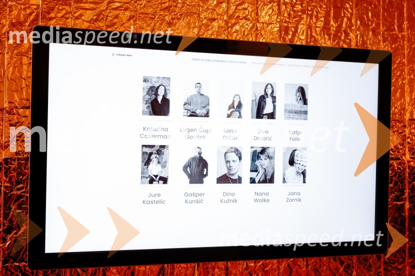 Odprtje razstave Odprti globus, Cankarjev dom