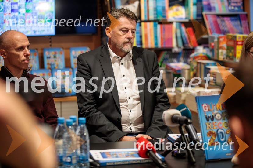  Luka Trpin;  Boris Tomašič, tv voditeljPredstavitev nove Guinnessove knjige rekordov in druženje s slovenskimi rekorderji