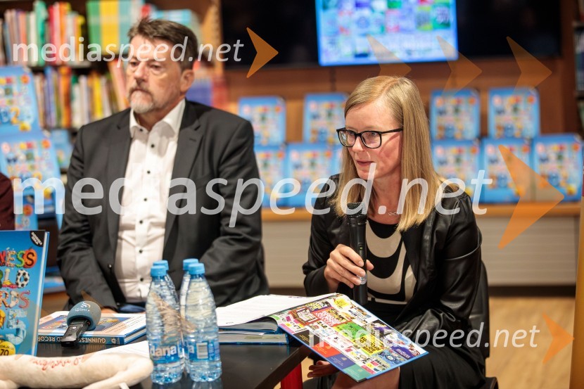  Boris Tomašič, tv voditelj;  Mojca Benedičič, založba UčilaPredstavitev nove Guinnessove knjige rekordov in druženje s slovenskimi rekorderji