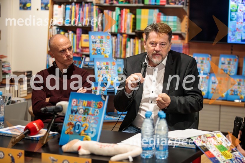  Luka Trpin;  Boris Tomašič, tv voditeljPredstavitev nove Guinnessove knjige rekordov in druženje s slovenskimi rekorderji