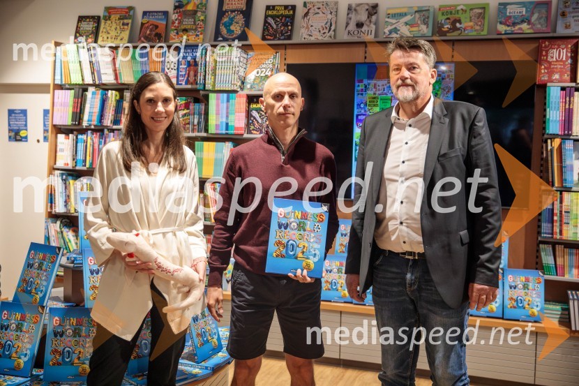  Mateja Rosa;  Luka Trpin;  Boris Tomašič, tv voditeljPredstavitev nove Guinnessove knjige rekordov in druženje s slovenskimi rekorderji