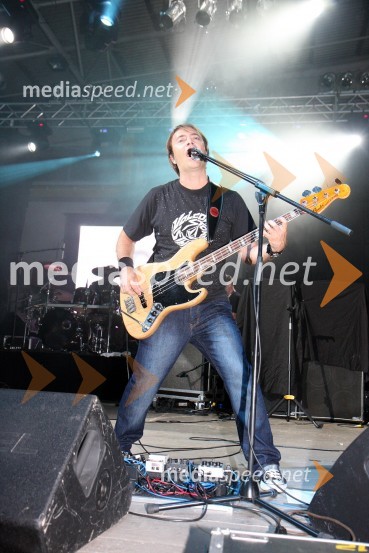 Jani Hace, basist in spremljevalni vokalist pri skupini SiddhartaPiše se leto 2009