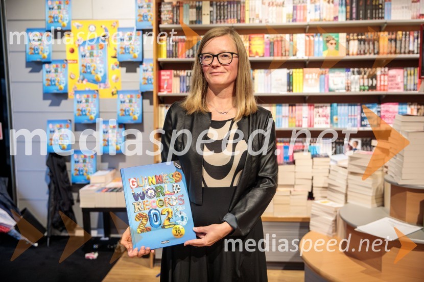  Mojca Benedičič, založba UčilaPredstavitev nove Guinnessove knjige rekordov in druženje s slovenskimi rekorderji