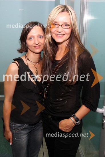 Jagoda Djordjevič, programska urednica RTS in Duška Žolger, novinarkaPiše se leto 2009