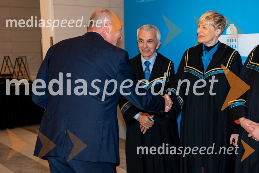  ... ; prof. dr. Bojan Dolšak,  prorektor za razvoj kakovosti in razvojne projekte, UM; prof. dr. Mihaela Koletnik, nekdanja prorektorica, Univerza v MariboruDan Univerze v Mariboru 2024