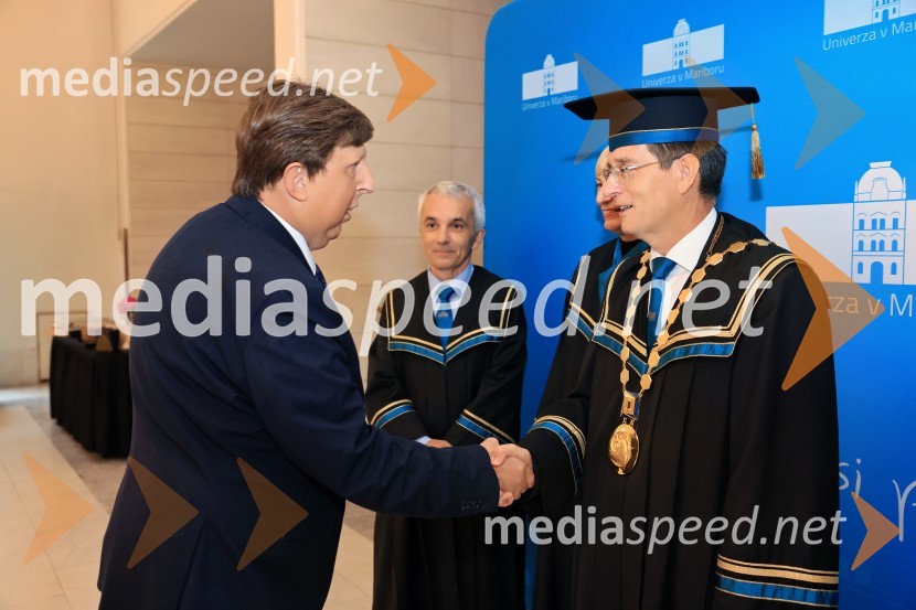  ... ; prof. dr. Bojan Dolšak,  prorektor za razvoj kakovosti in razvojne projekte, UM; prof. dr. Zdravko Kačič, rektor Univerze v MariboruDan Univerze v Mariboru 2024