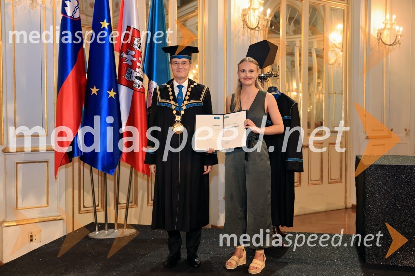 prof. dr. Zdravko Kačič, rektor Univerze v Mariboru;  Vanja KolanovičDan Univerze v Mariboru 2024