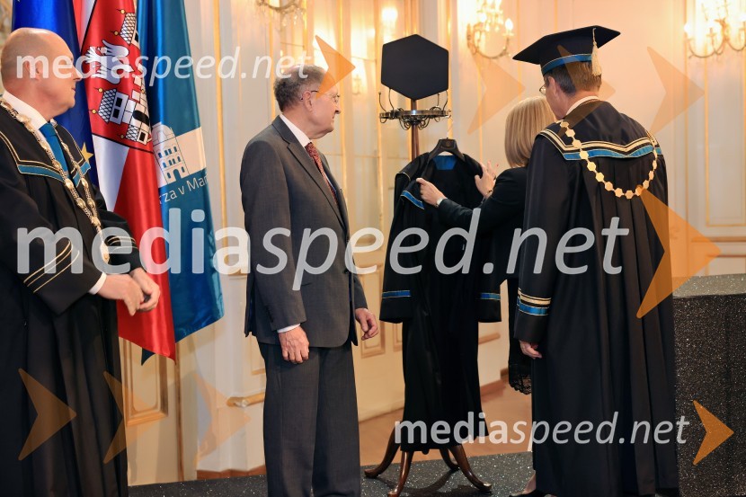  ... ; Sir Gregory Paul Winter, znanstvenik;  ... ; prof. dr. Zdravko Kačič, rektor Univerze v MariboruDan Univerze v Mariboru 2024