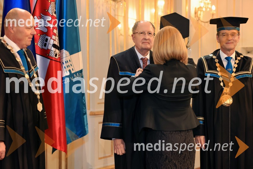  ... ; Sir Gregory Paul Winter, znanstvenik;  ... ; prof. dr. Zdravko Kačič, rektor Univerze v MariboruDan Univerze v Mariboru 2024