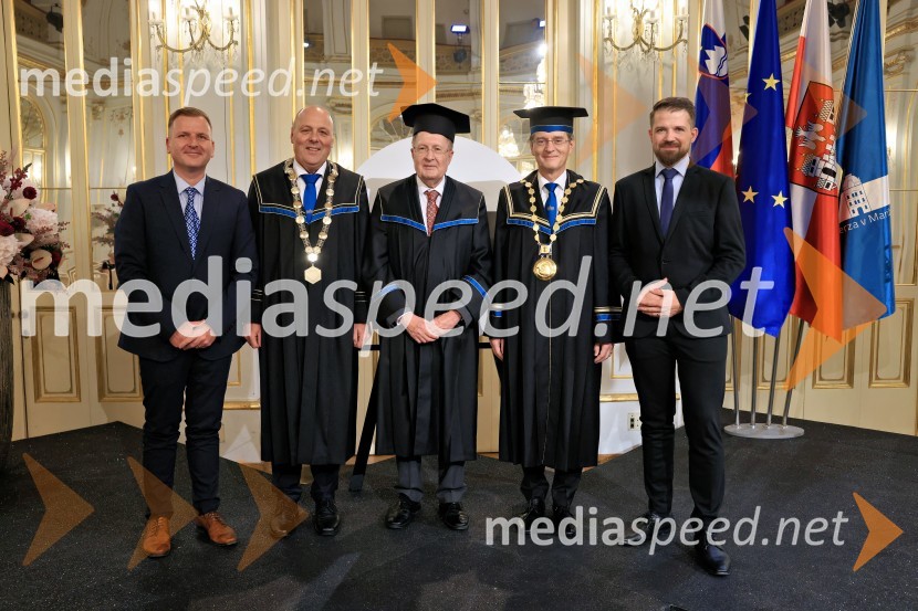 dr. Simon Rečnik, direktor Trdnih izdelkov in član uprave Leka d.d.;  ... ; Sir Gregory Paul Winter, znanstvenik; prof. dr. Zdravko Kačič, rektor Univerze v Mariboru; dr.  Jure Vajs, vodja strateških programov, LekDan Univerze v Mariboru 2024