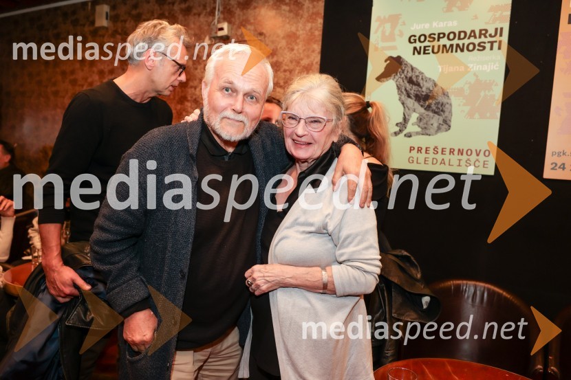  Niko Goršič, dramaturg in gledališki kritik;  Jelka Reichman, slikarka in ilustratorkaKot vsa svobodna dekleta, premiera Prešernovo gledališče Kranj