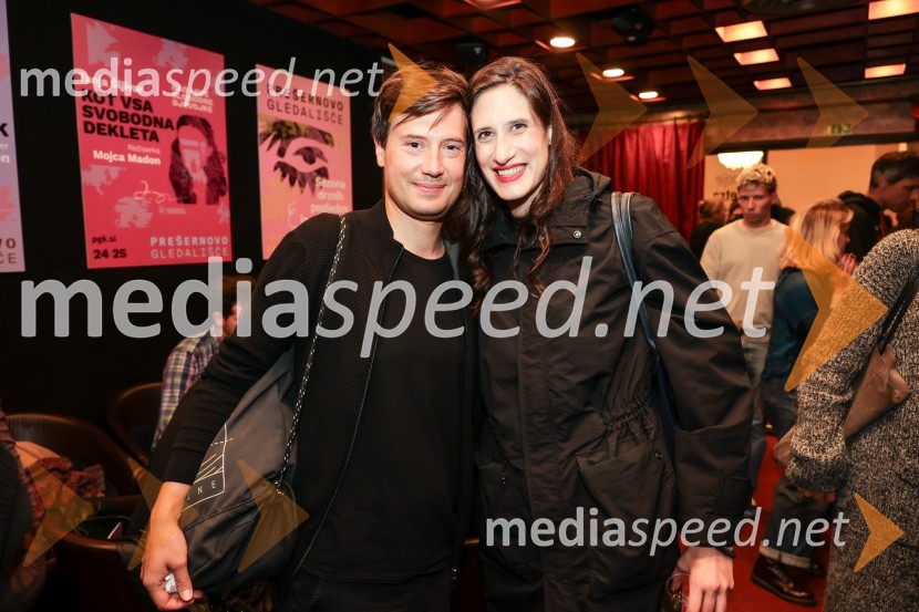  Mario Dragojević, igralec;  Miranda  Trnjanin, igralkaKot vsa svobodna dekleta, premiera Prešernovo gledališče Kranj